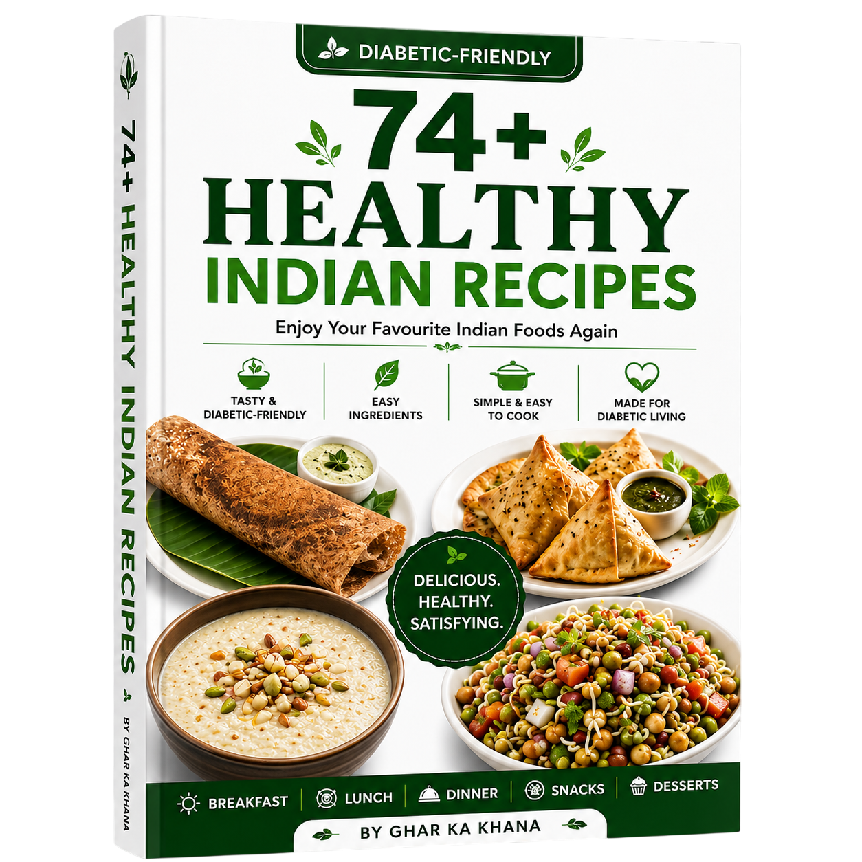 74+ Healthy Indian Recipes Ebook